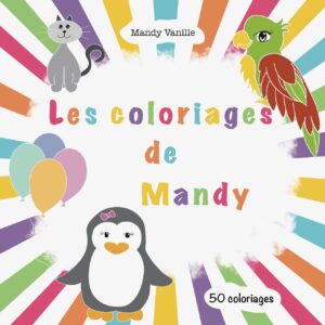 livre coloriage mandy vanille